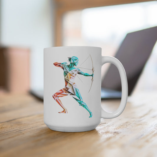 CrazyYetiClothing, CYC, Sagittarius (Ceramic Mug 15oz), Mug