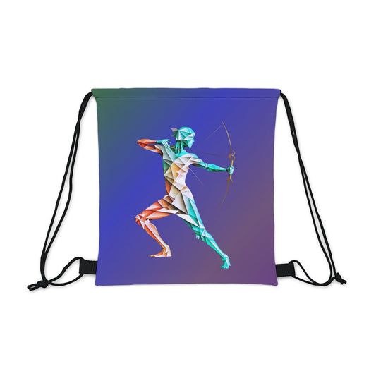 CrazyYetiClothing, CYC, Sagittarius (Drawstring Bag, 14"x13"), Bags