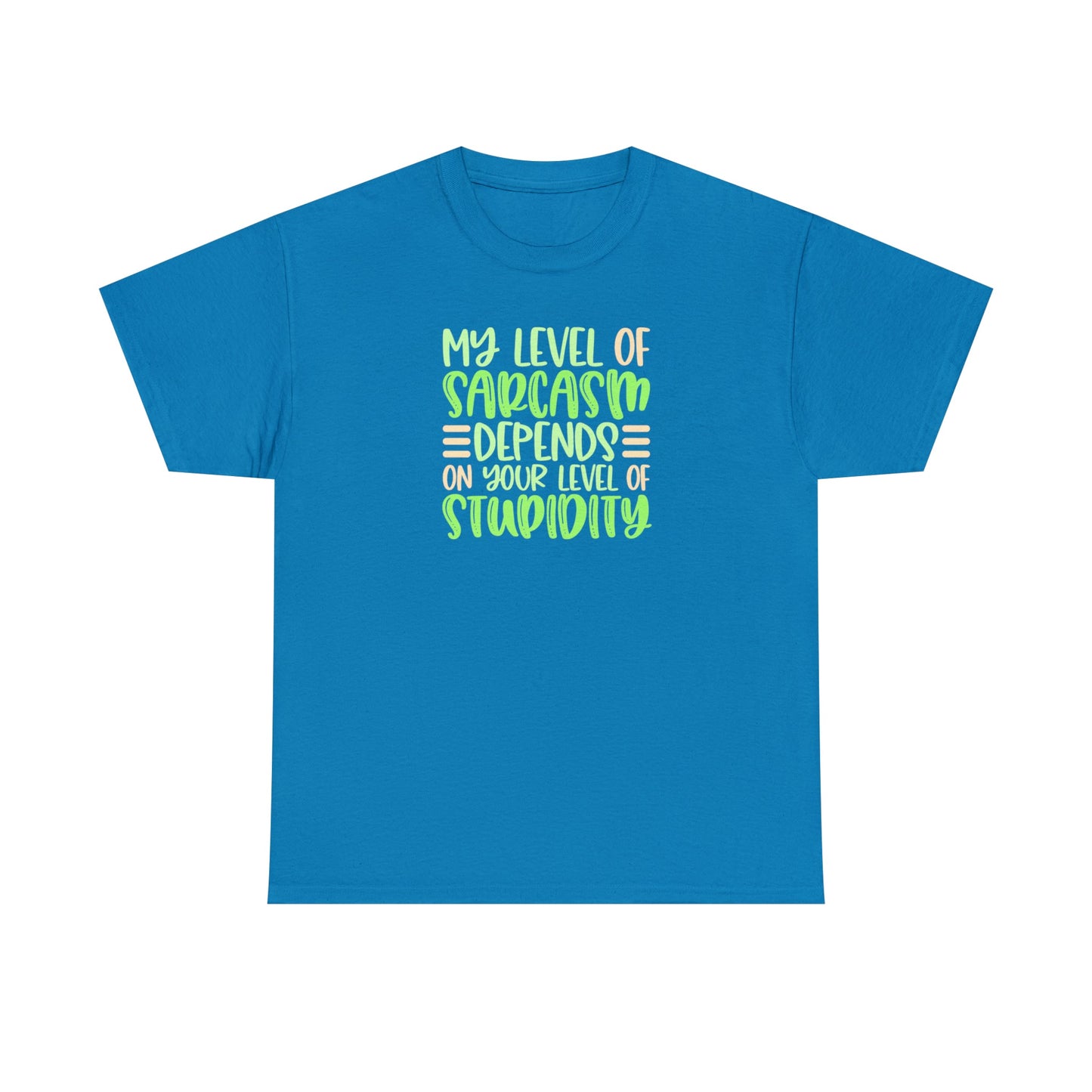 CrazyYetiClothing, CYC, Sarcasm and Stupidity (Unisex Tee), T-Shirt