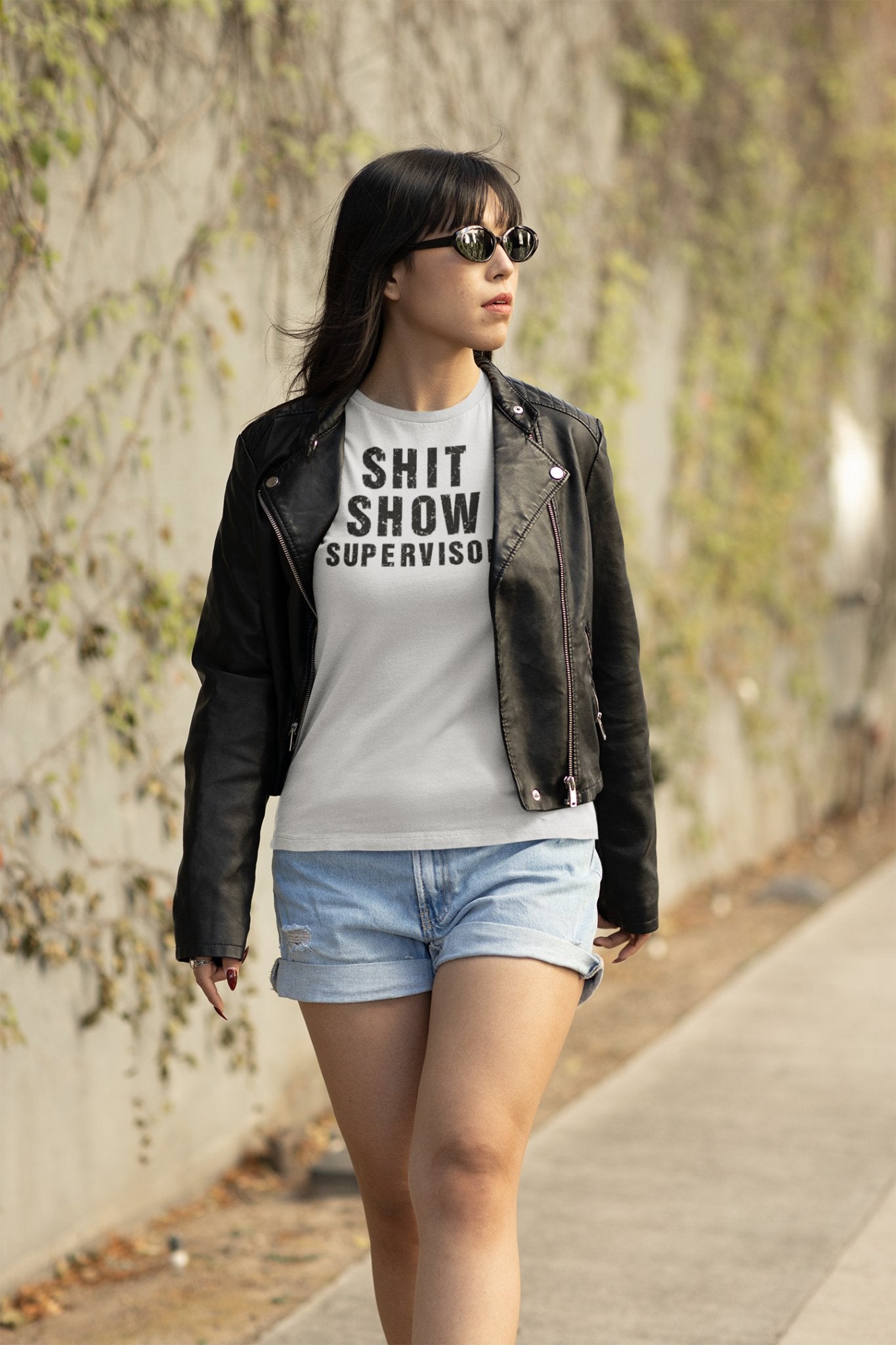 CrazyYetiClothing, CYC, Shit Show Supervisor (Women's Softstyle Tee, Explicit), T-Shirt