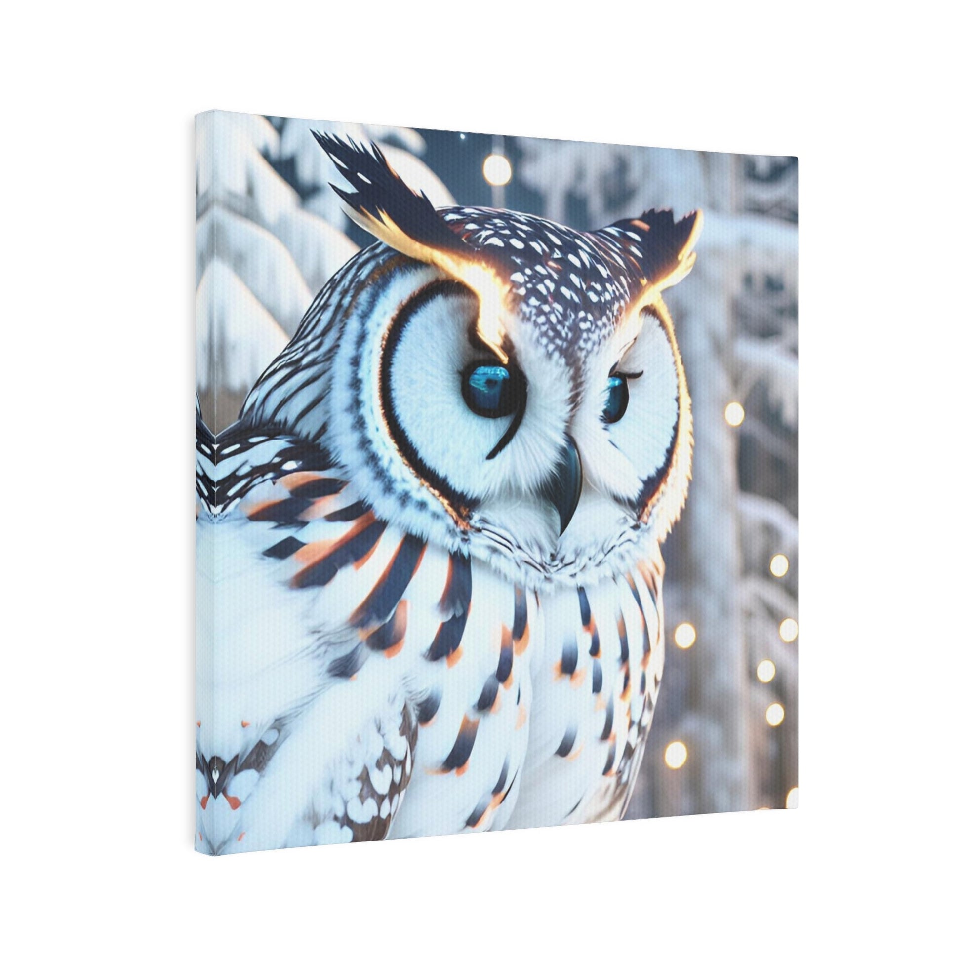 CrazyYetiClothing, CYC, Snowy Owl (Canvas Photo Tile), Canvas