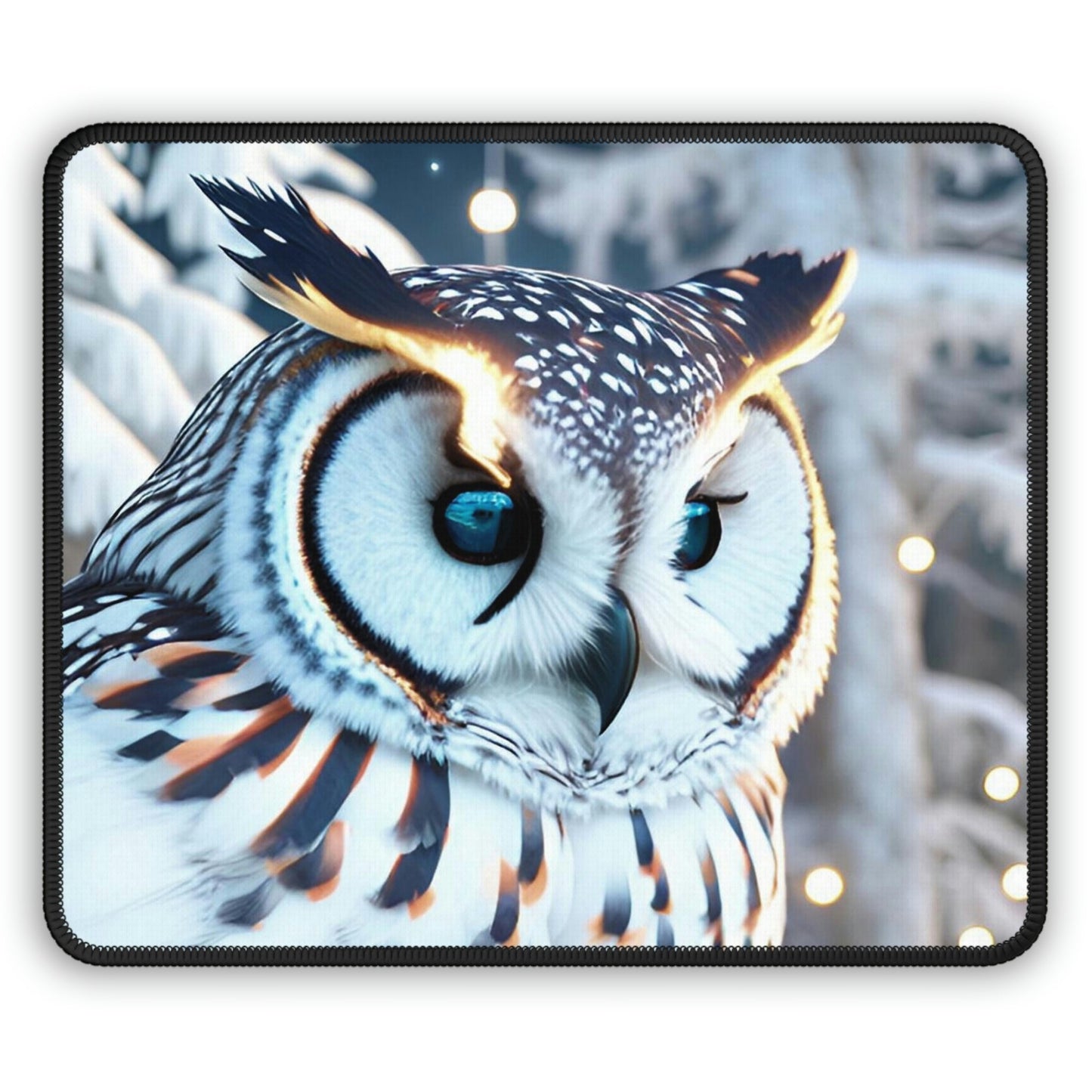 CrazyYetiClothing, CYC, Snowy Owl (Mouse Pad), Home Decor