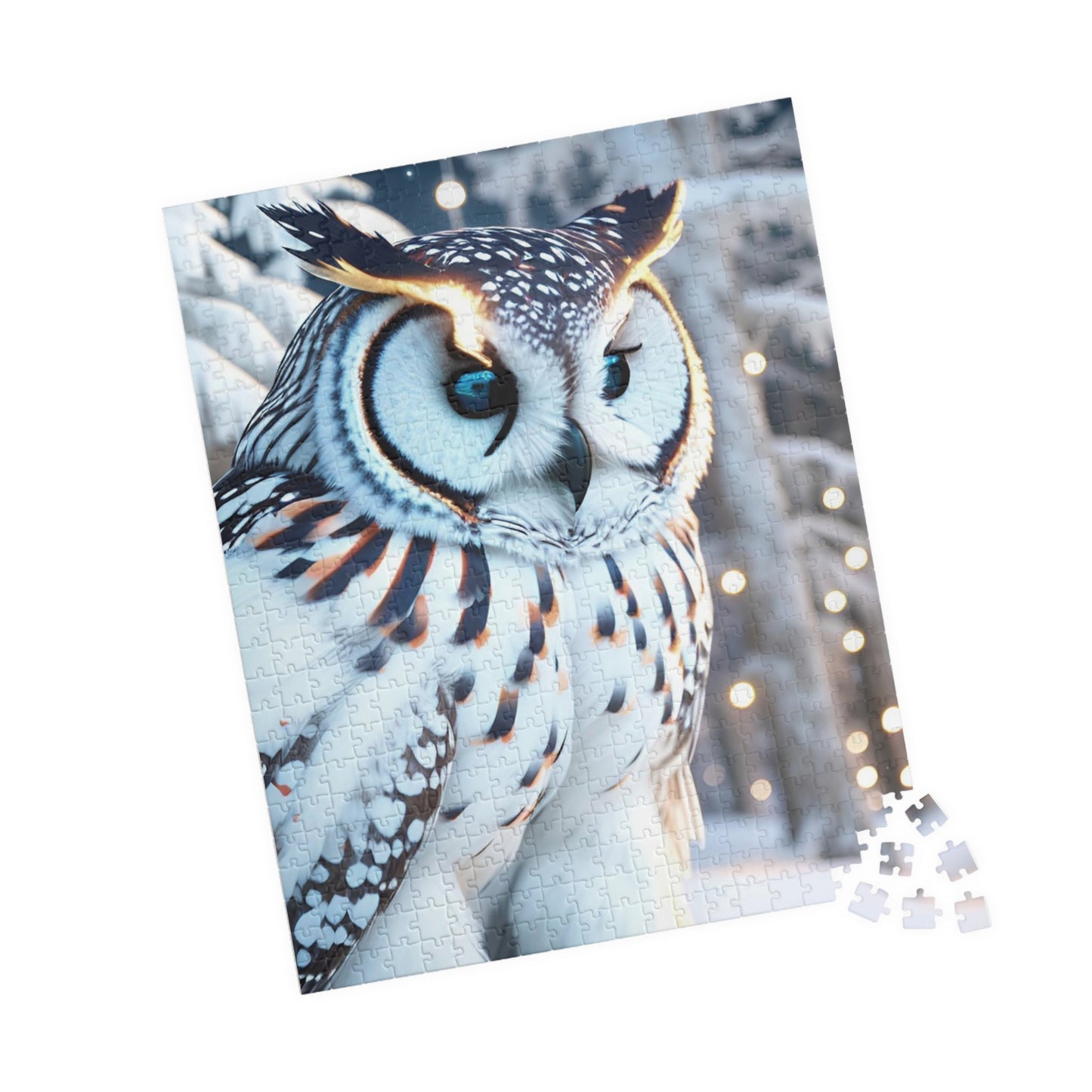 CrazyYetiClothing, CYC, Snowy Owl Puzzle (110, 252, 500 or 1014-piece), Puzzle