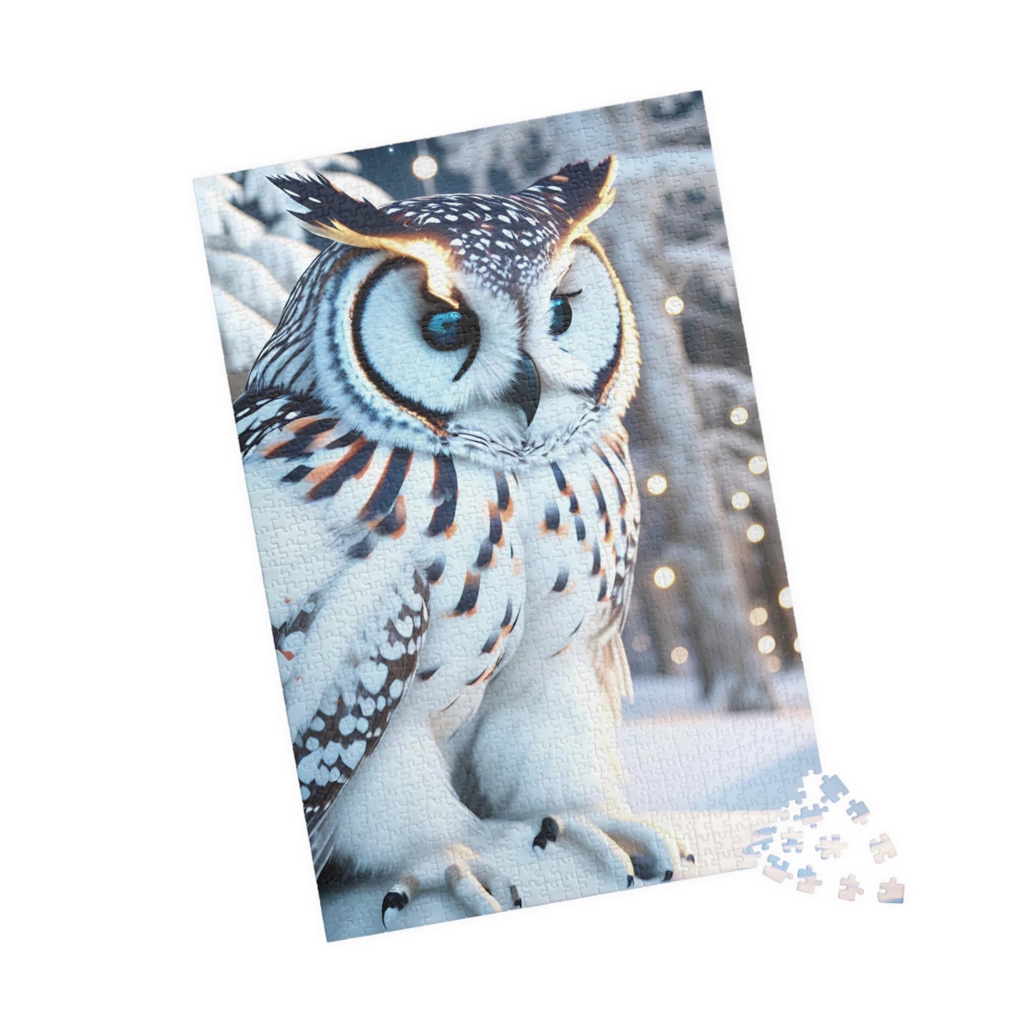 CrazyYetiClothing, CYC, Snowy Owl Puzzle (110, 252, 500 or 1014-piece), Puzzle
