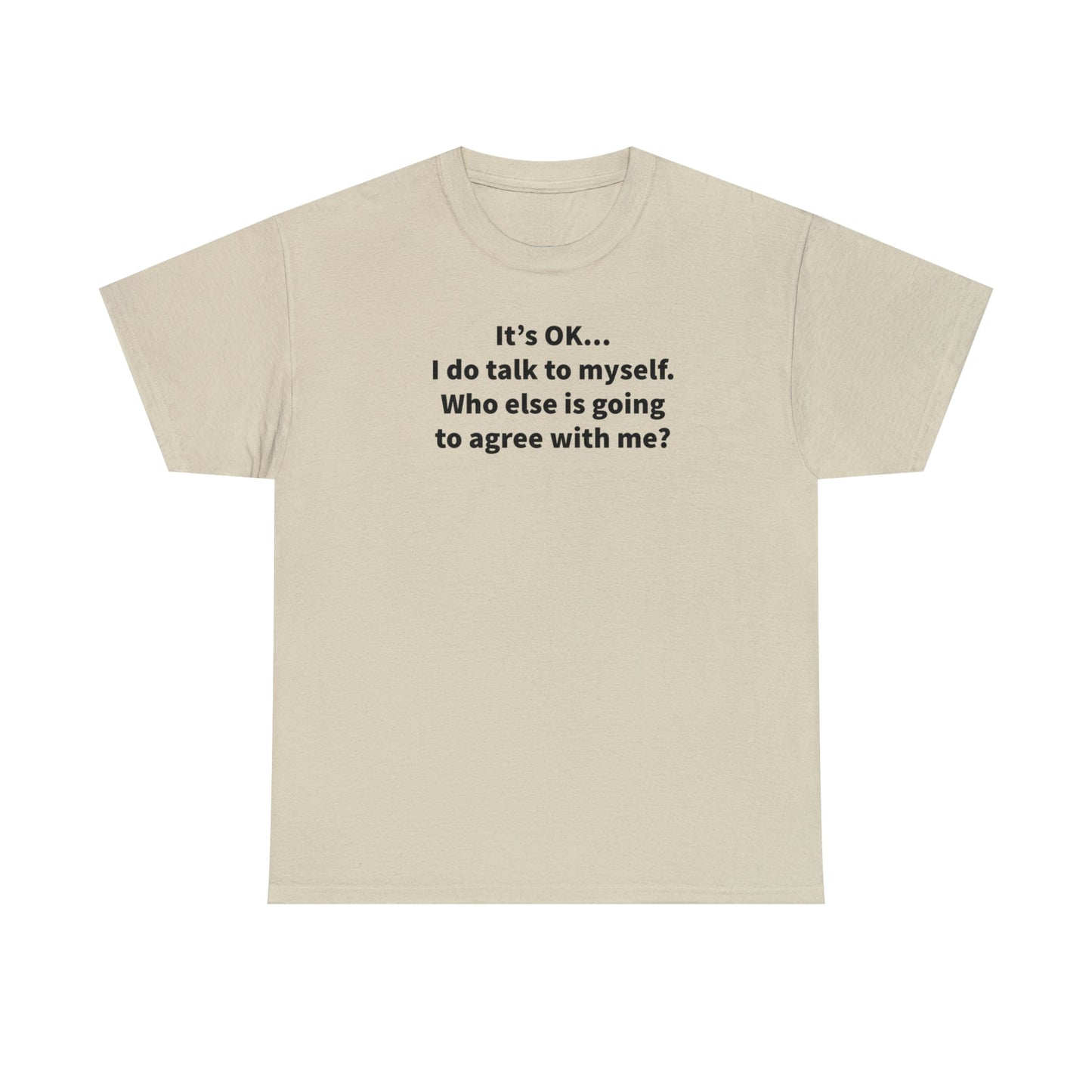 CrazyYetiClothing, CYC, Talking To Myself 1 (Unisex Tee), T-Shirt