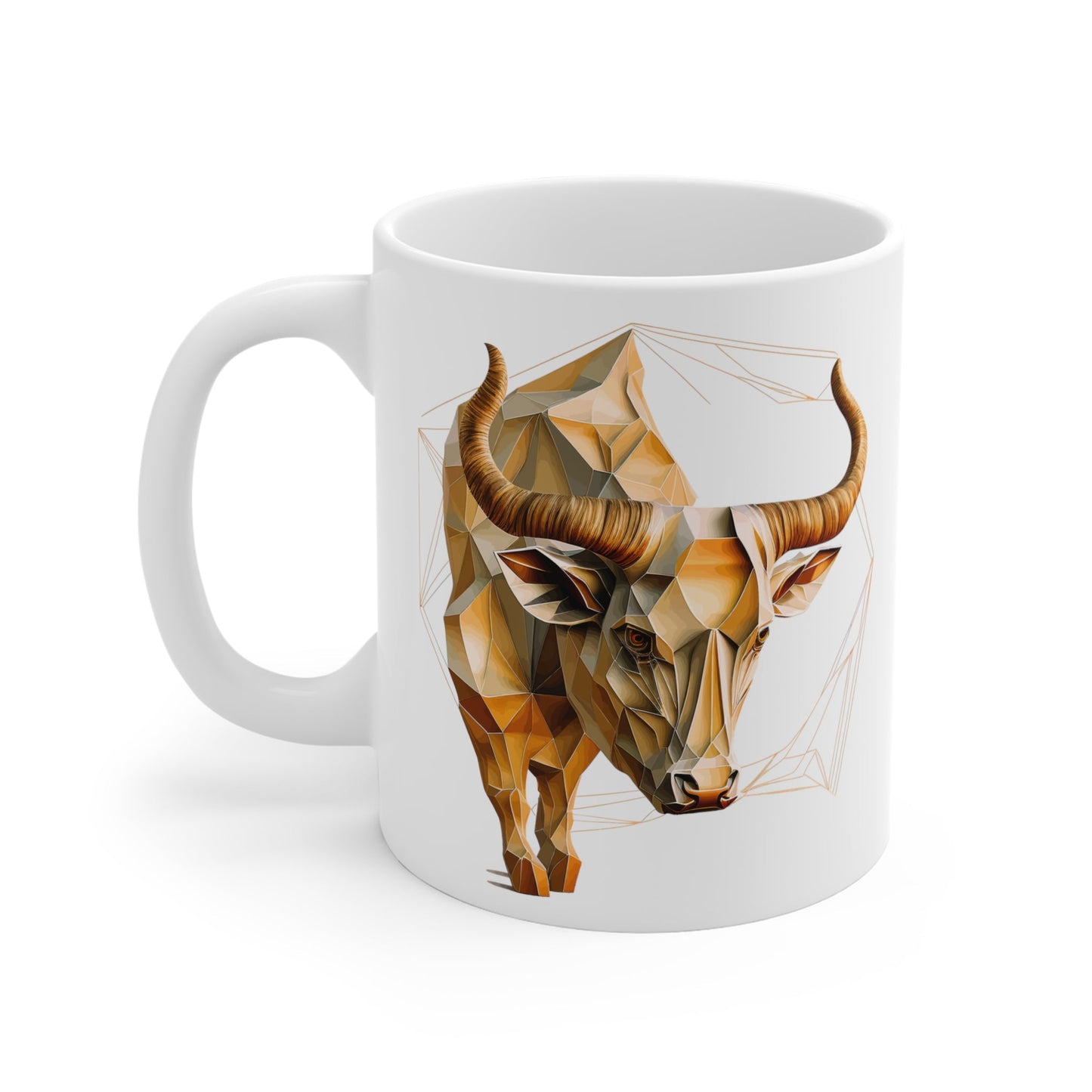 CrazyYetiClothing, CYC, Taurus (Ceramic Mug 11oz), Mug