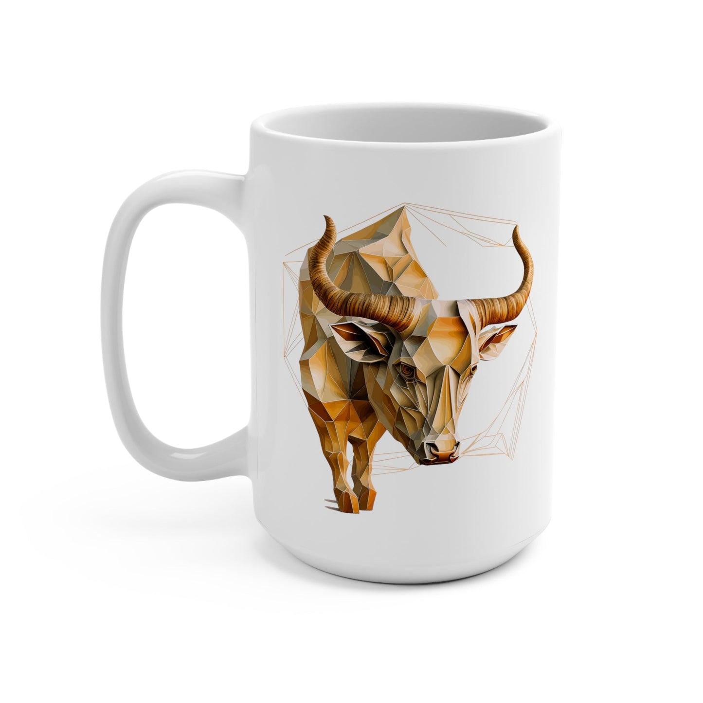 CrazyYetiClothing, CYC, Taurus (Ceramic Mug 15oz), Mug