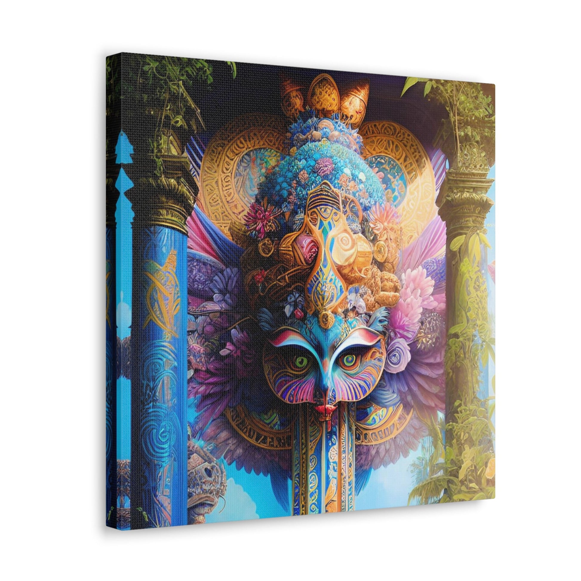 CrazyYetiClothing, CYC, The Mask (Square Canvas Gallery Wrap), Canvas