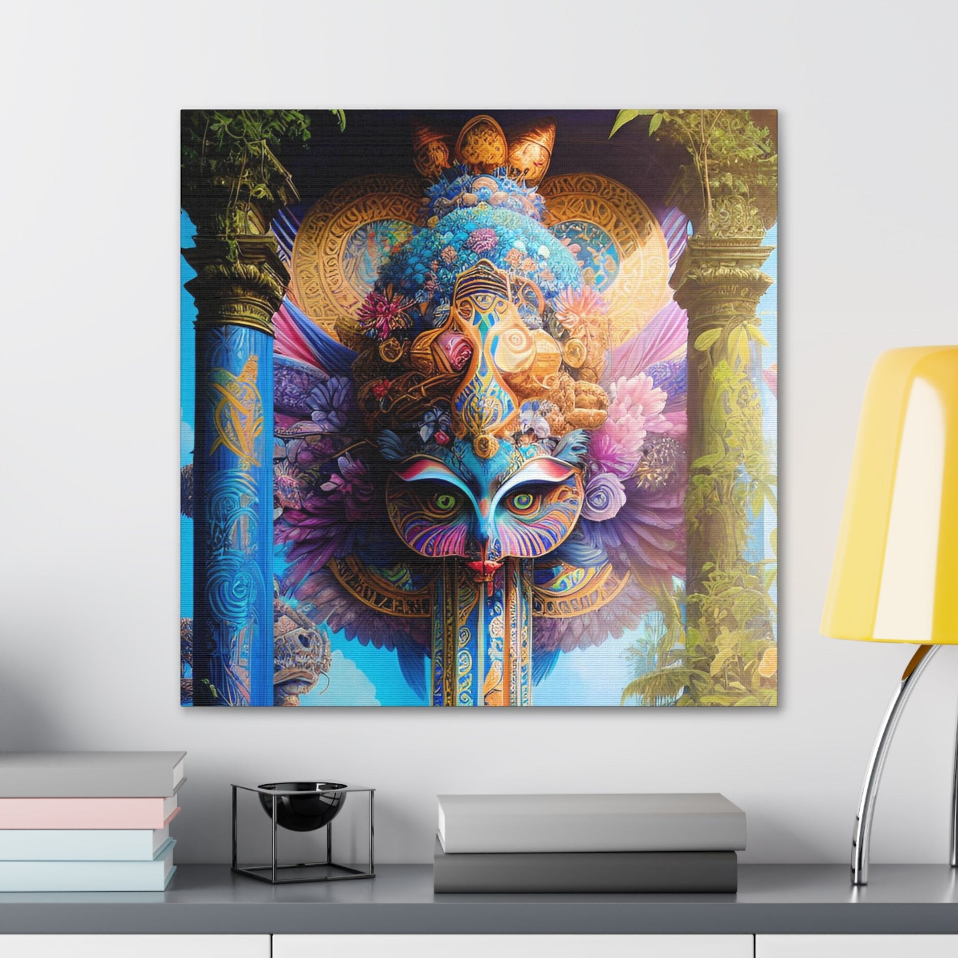 CrazyYetiClothing, CYC, The Mask (Square Canvas Gallery Wrap), Canvas