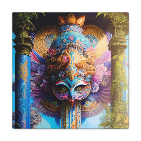 CrazyYetiClothing, CYC, The Mask (Square Canvas Gallery Wrap), Canvas