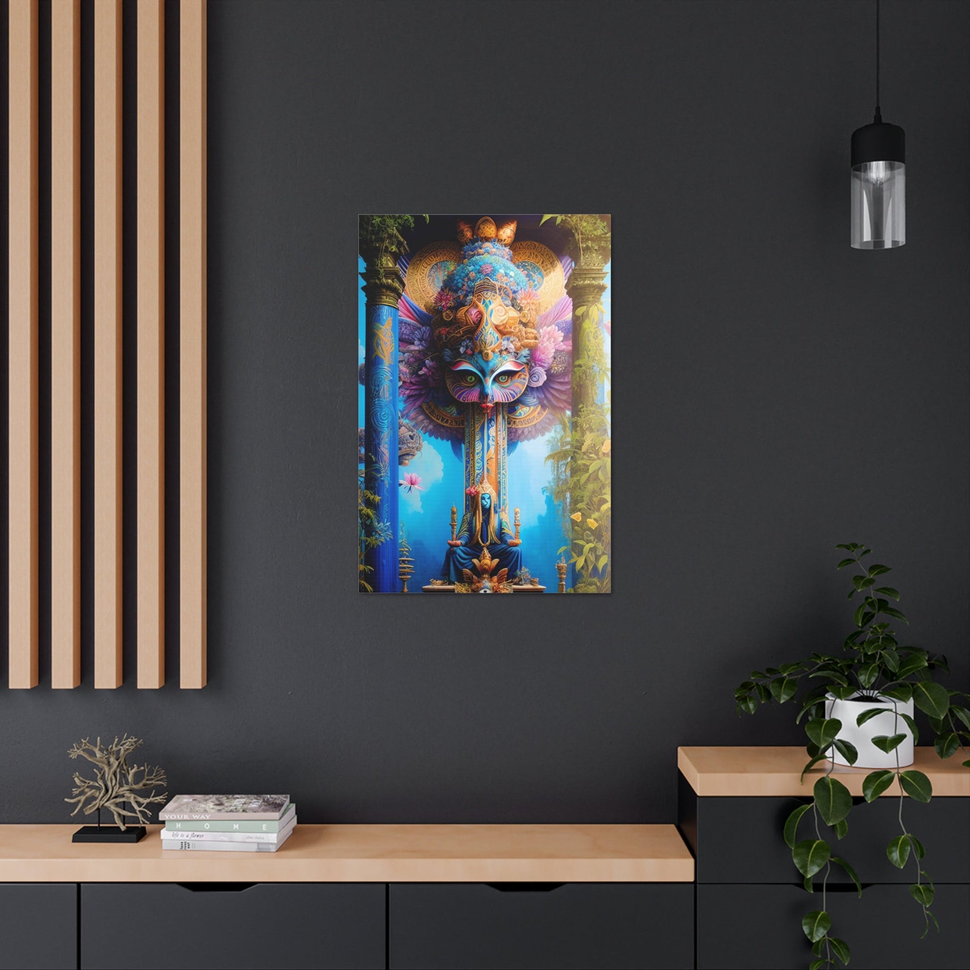 CrazyYetiClothing, CYC, The Mask (Vertical Canvas Gallery Wrap), Canvas