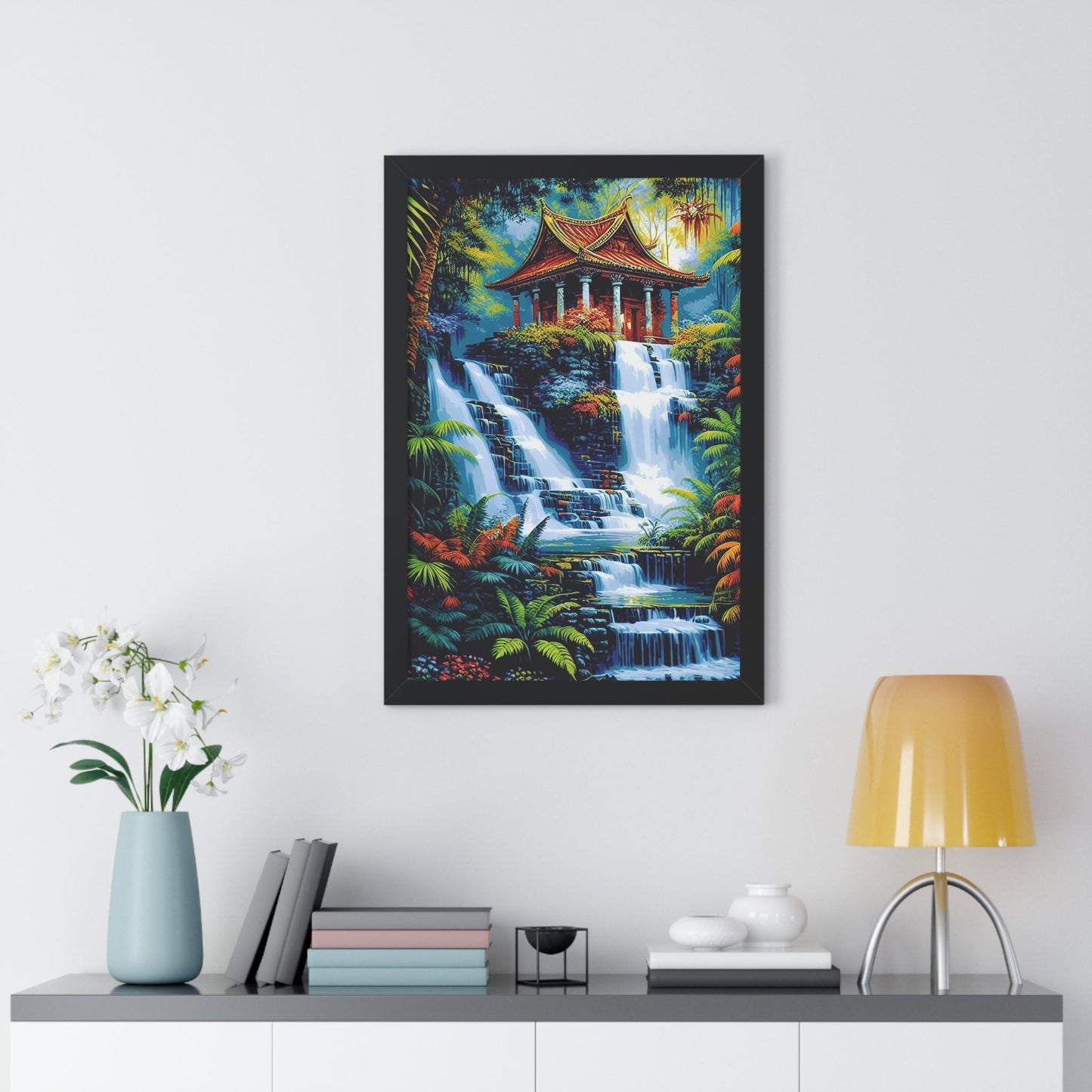 CrazyYetiClothing, CYC, The Temple (Framed Poster), Poster