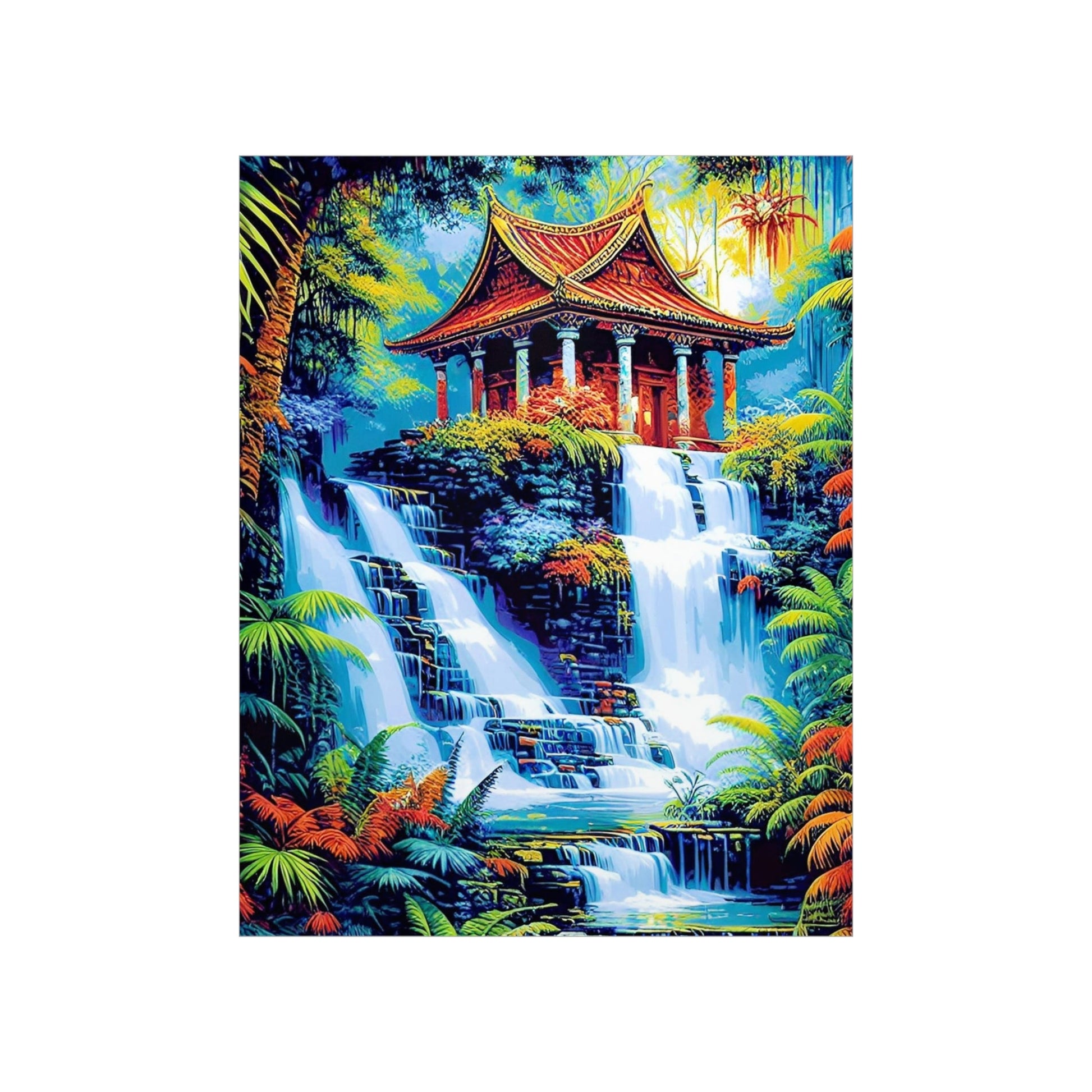 CrazyYetiClothing, CYC, The Temple (Premium Matte Vertical Poster), Poster