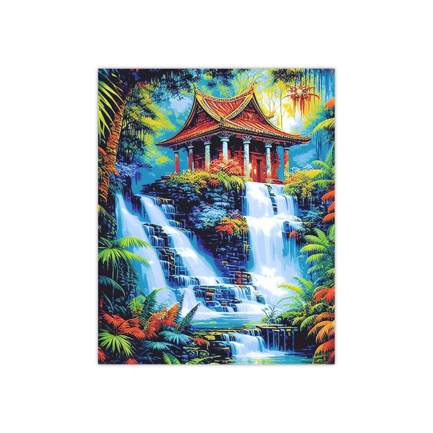 CrazyYetiClothing, CYC, The Temple (Satin Posters - 300 gsm), Poster