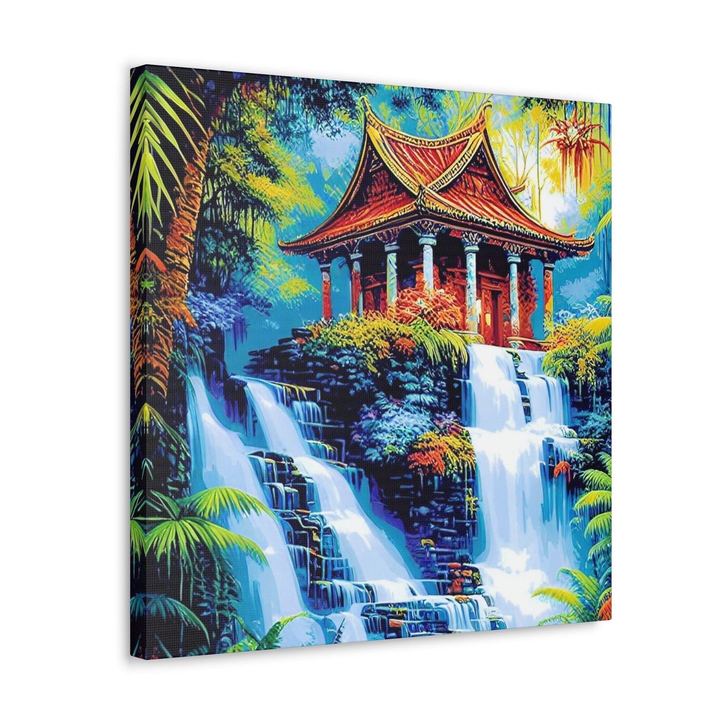 CrazyYetiClothing, CYC, The Temple (Square Canvas Gallery Wrap), Canvas