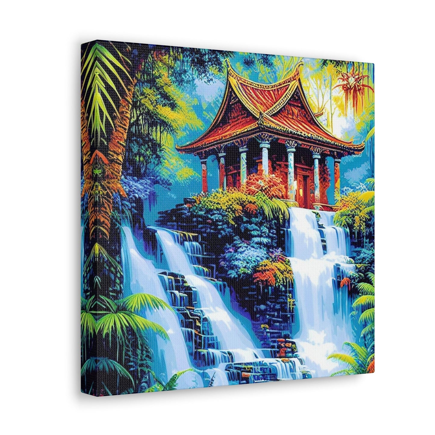 CrazyYetiClothing, CYC, The Temple (Square Canvas Gallery Wrap), Canvas