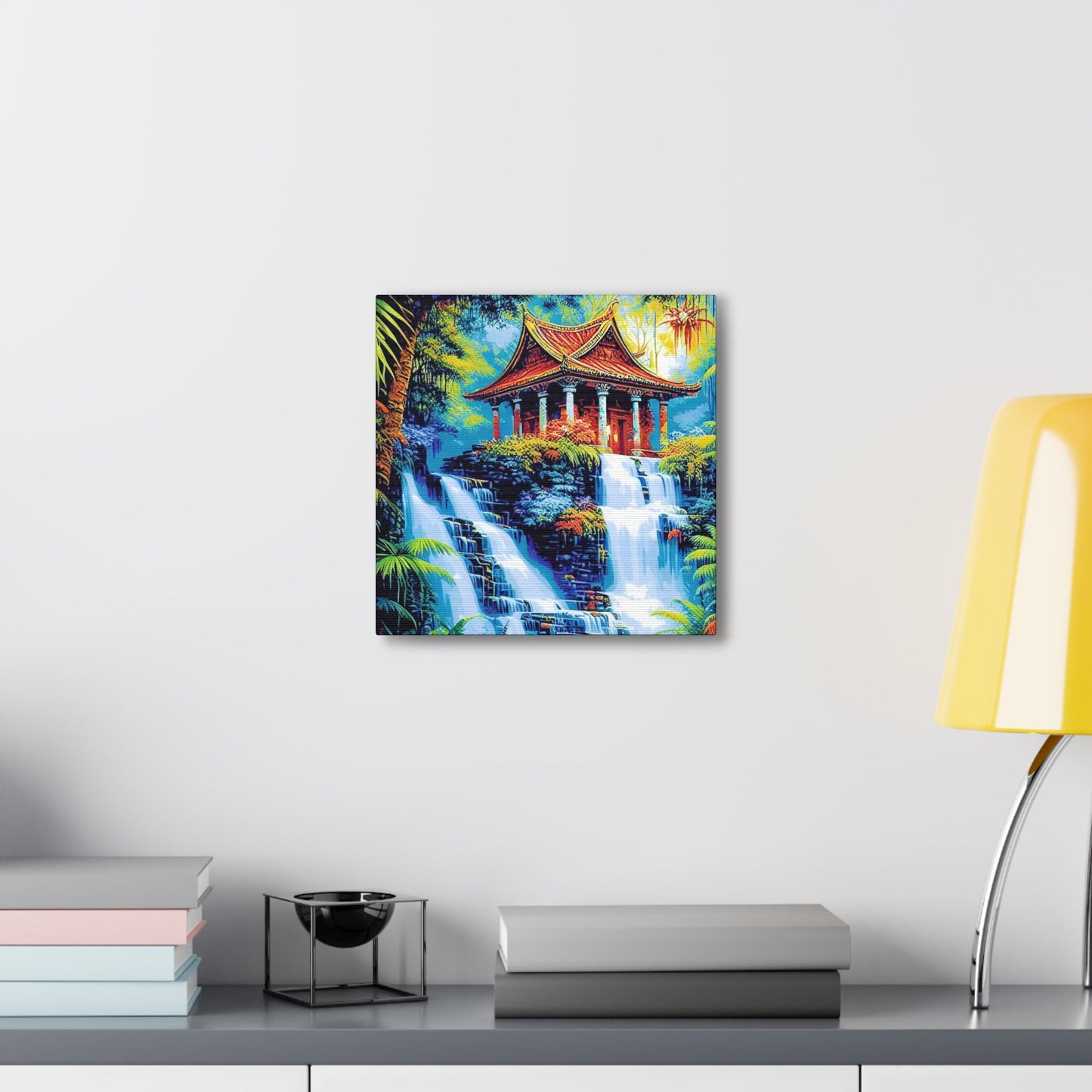 CrazyYetiClothing, CYC, The Temple (Square Canvas Gallery Wrap), Canvas