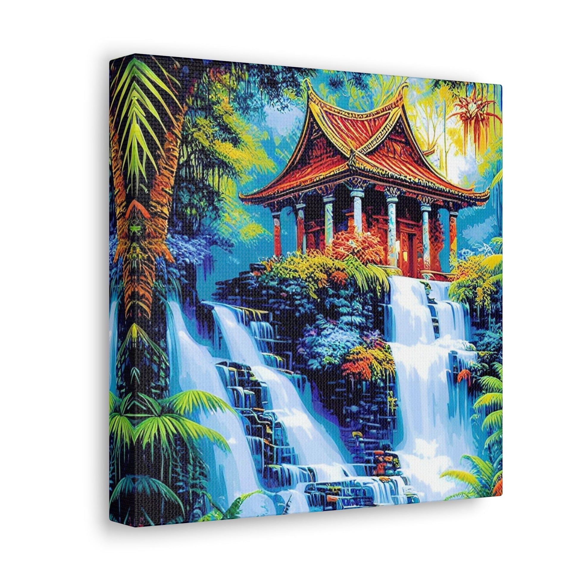 CrazyYetiClothing, CYC, The Temple (Square Canvas Gallery Wrap), Canvas