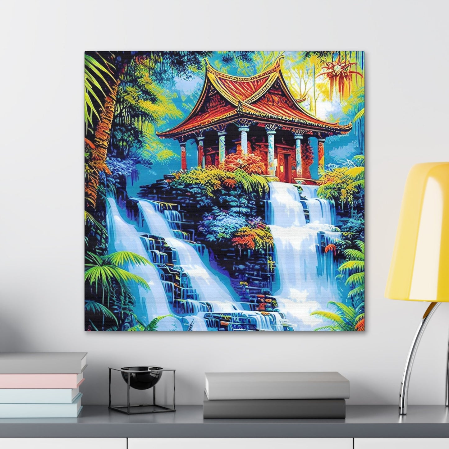 CrazyYetiClothing, CYC, The Temple (Square Canvas Gallery Wrap), Canvas