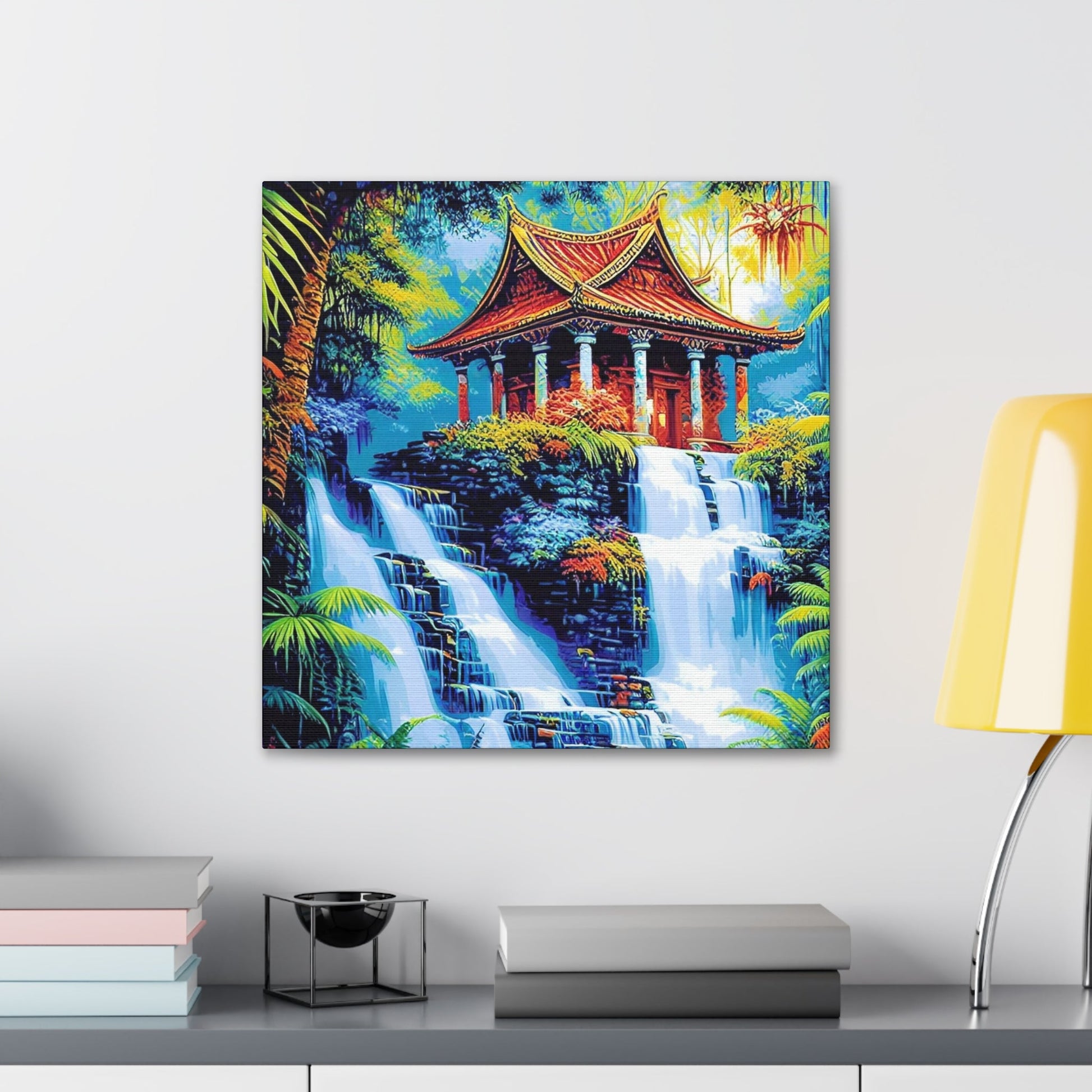 CrazyYetiClothing, CYC, The Temple (Square Canvas Gallery Wrap), Canvas
