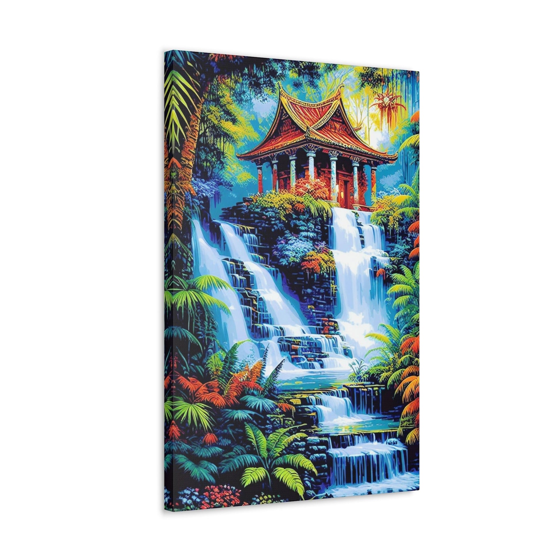 CrazyYetiClothing, CYC, The Temple (Vertical Canvas Gallery Wrap), Canvas