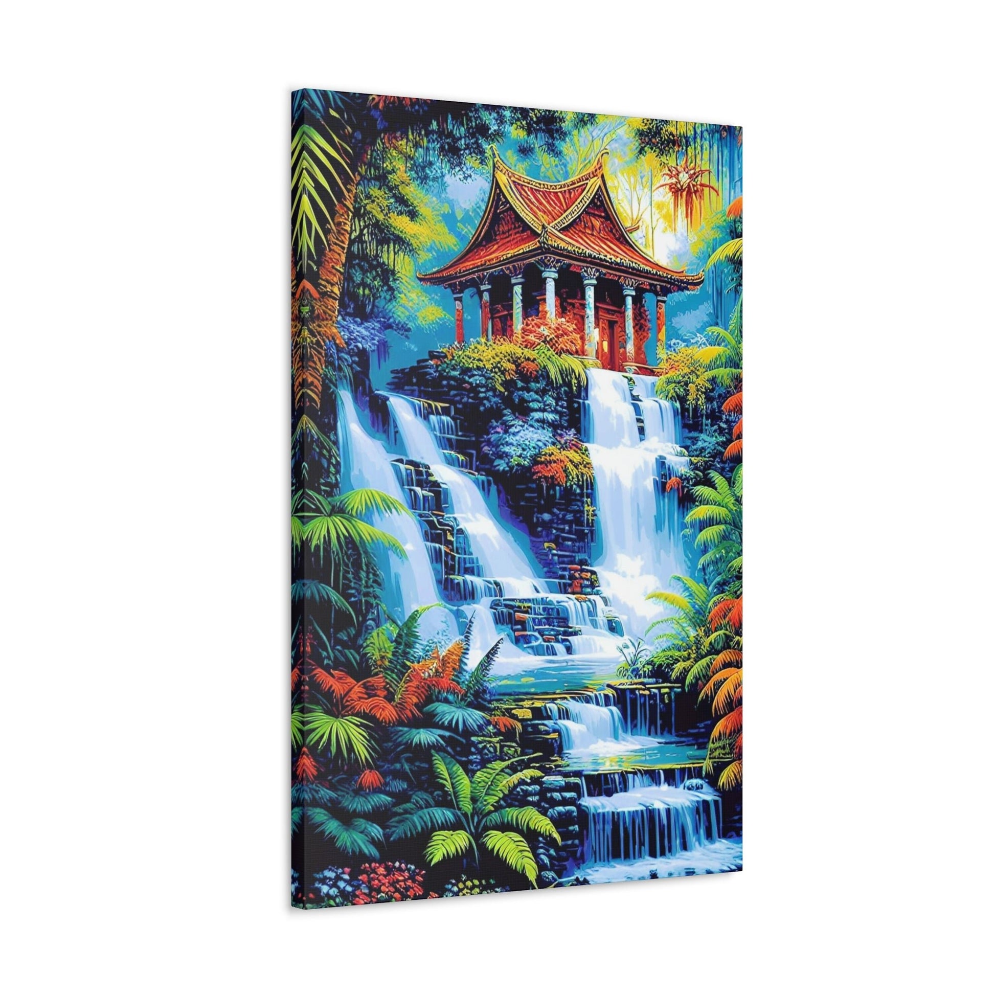 CrazyYetiClothing, CYC, The Temple (Vertical Canvas Gallery Wrap), Canvas