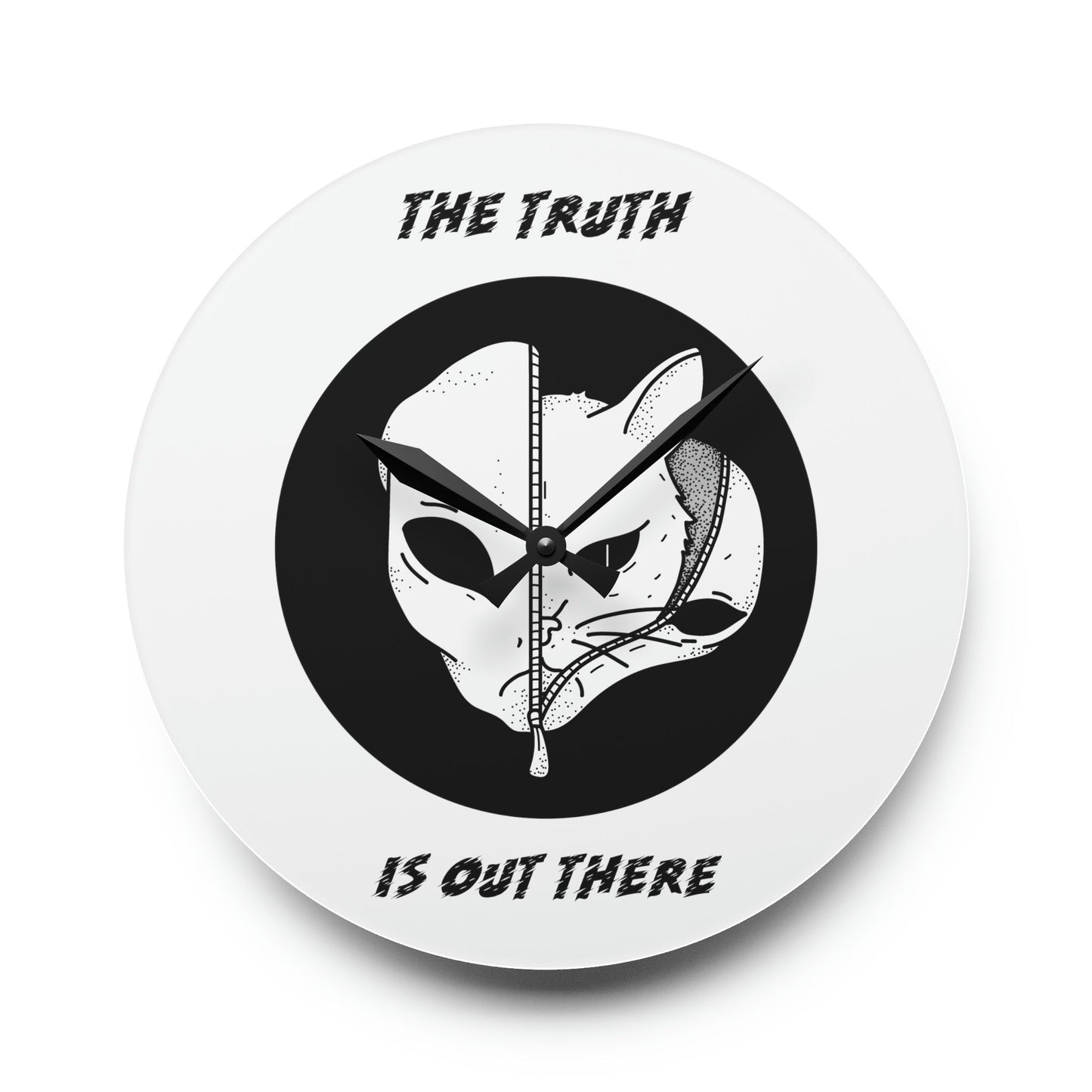 CrazyYetiClothing, CYC, The Truth is Out There (Acrylic Wall Clock), Home Decor