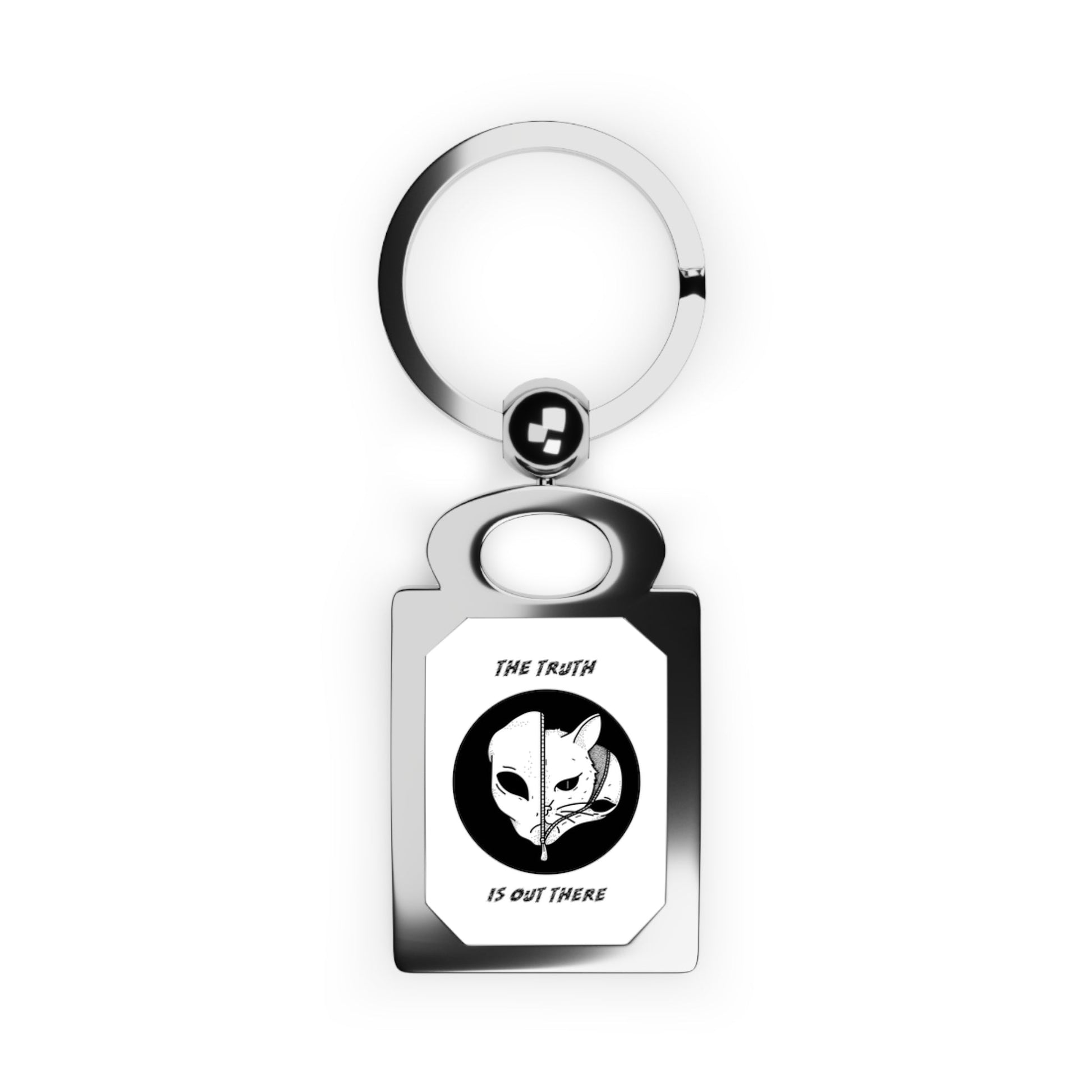 CrazyYetiClothing, CYC, The Truth Is Out There (Rectangle Photo Keyring), Accessories
