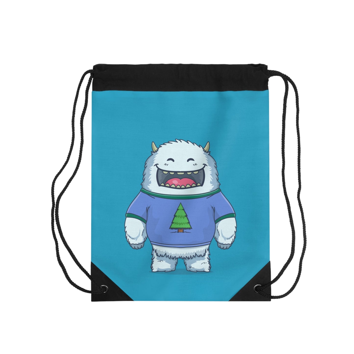 CrazyYetiClothing, CYC, The Yeti (Drawstring Bag 19" X 14.5"), Bags