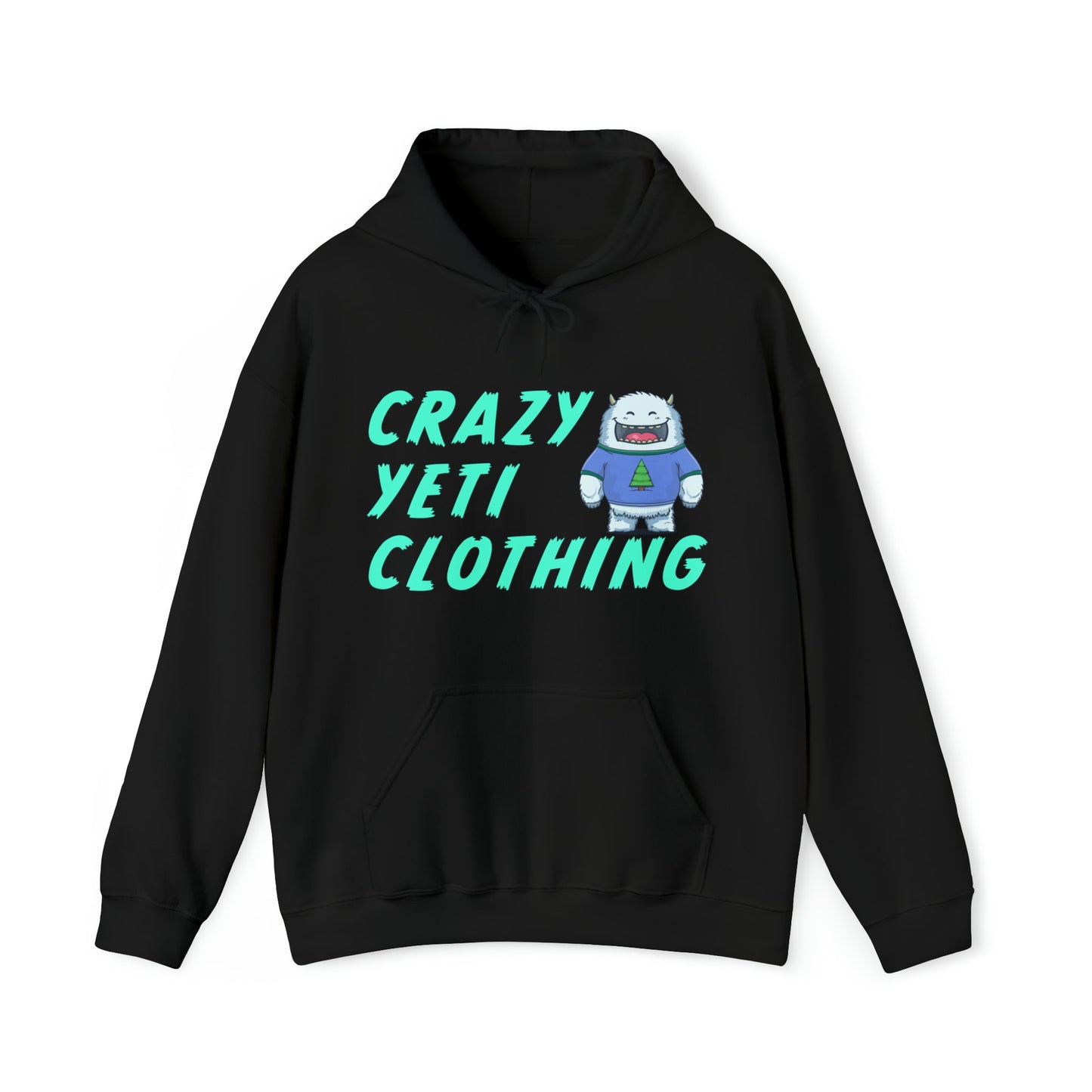 CrazyYetiClothing, CYC, The Yeti Hoodie (Unisex Hooded Sweatshirt), Hoodie