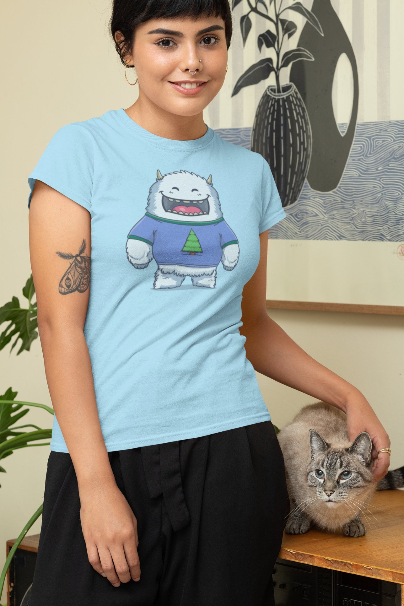 CrazyYetiClothing, CYC, The Yeti (Women's Softstyle Tee), T-Shirt