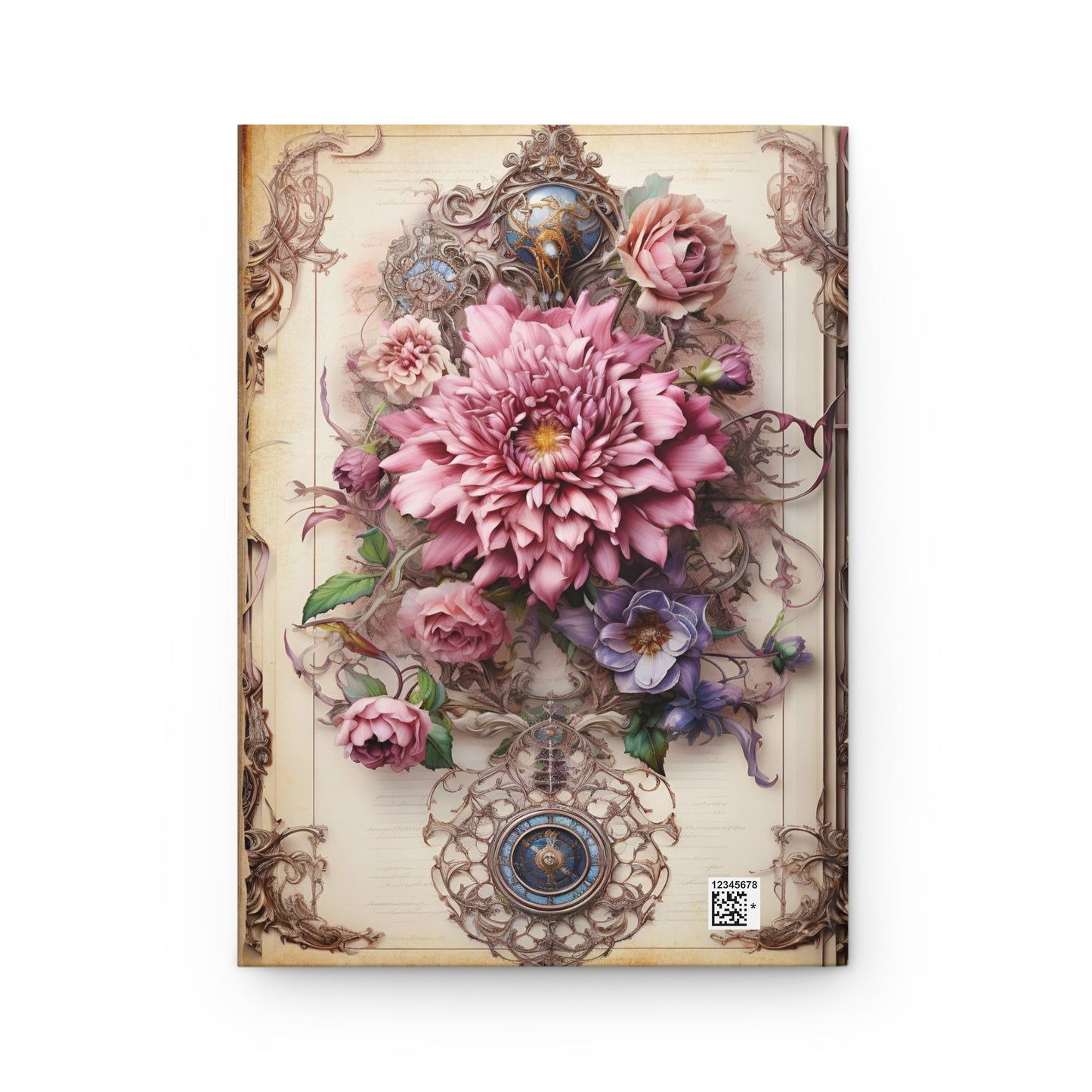 CrazyYetiClothing, CYC, Virgo - Floral Collection (Hardcover Journal Matte), Paper products