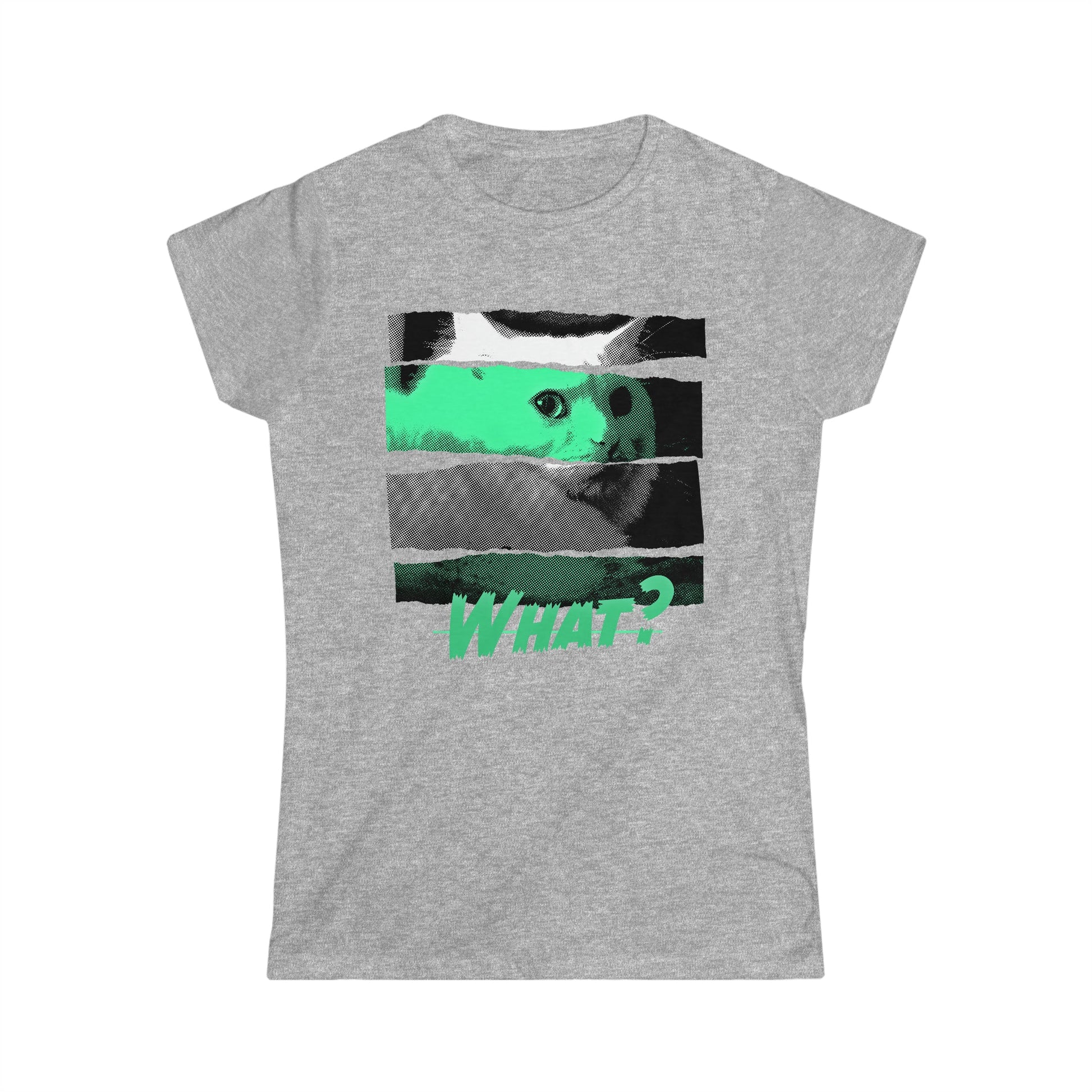 CrazyYetiClothing, CYC, WHAT? (Women's Softstyle Tee), T-Shirt