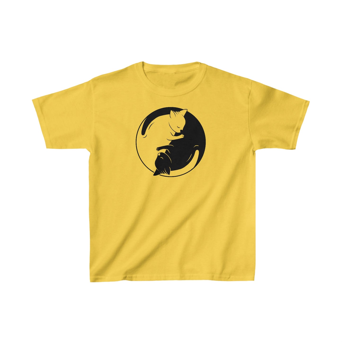 CrazyYetiClothing, CYC, Yin Yang Cats (Kids Tee), Kids clothes