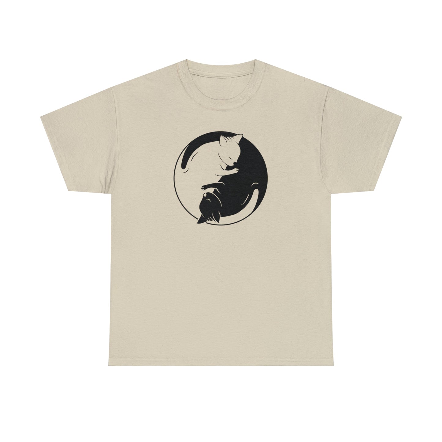 CrazyYetiClothing, CYC, Yin Yang Cats (Unisex Tee), T-Shirt