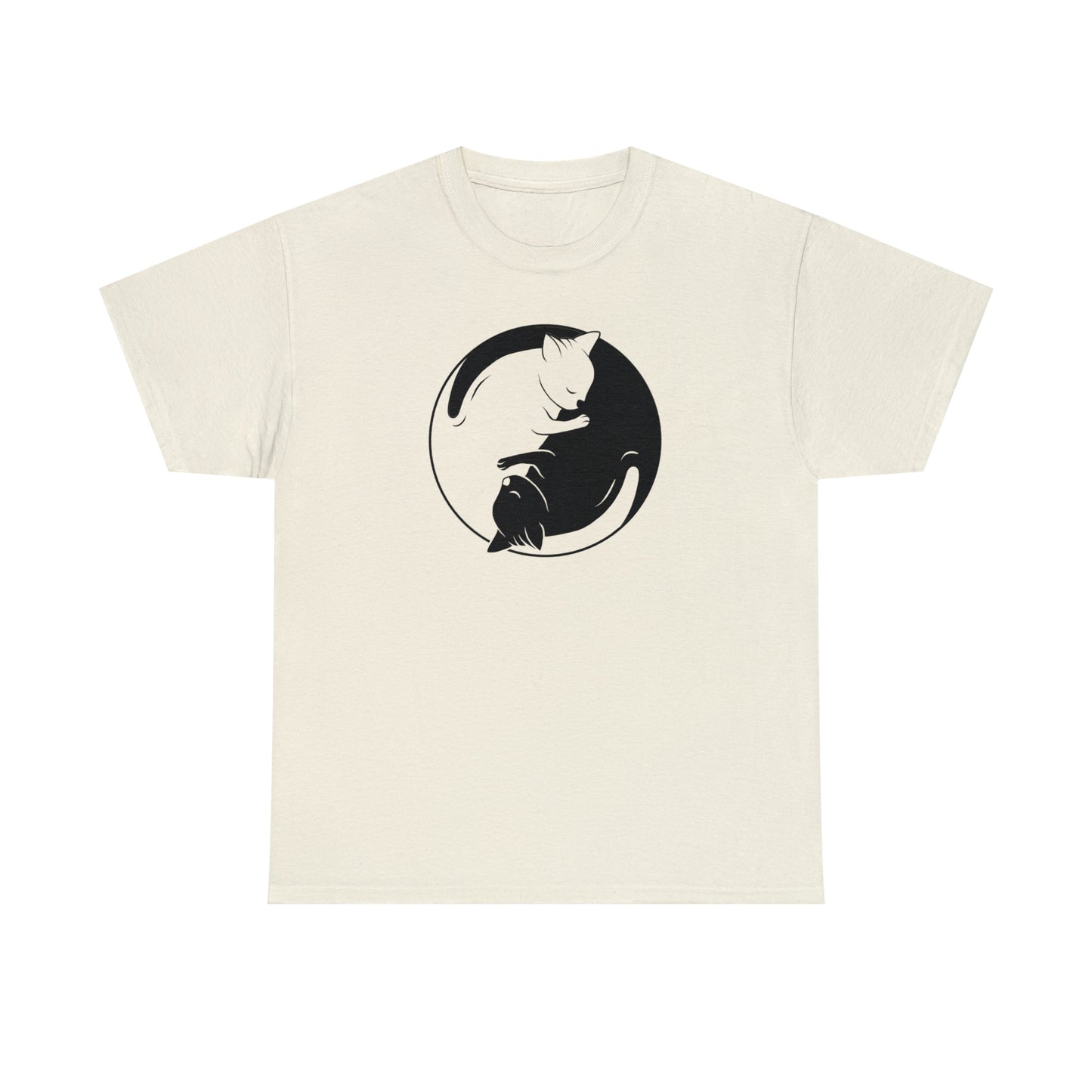 CrazyYetiClothing, CYC, Yin Yang Cats (Unisex Tee), T-Shirt