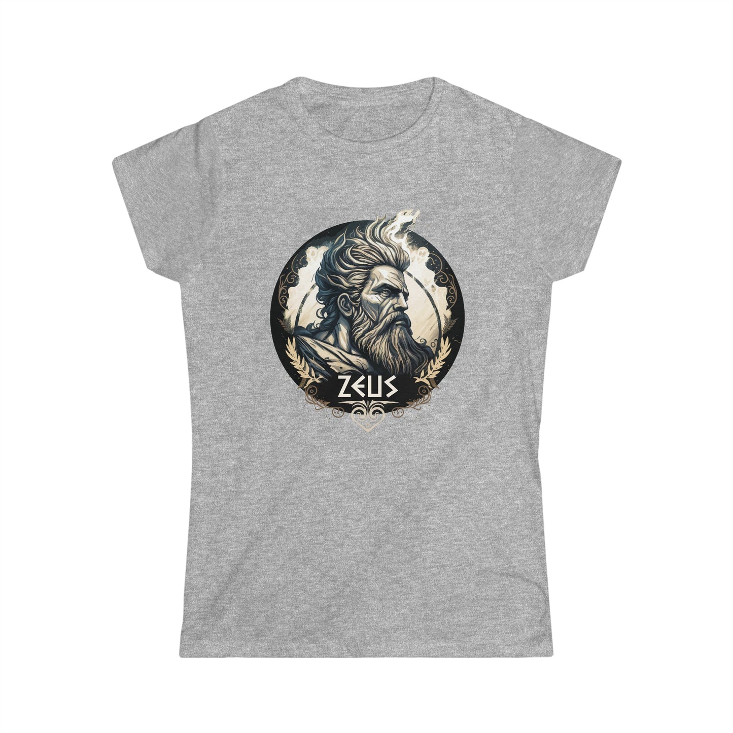 CrazyYetiClothing, CYC, Zeus (Women's Softstyle Tee), T-Shirt