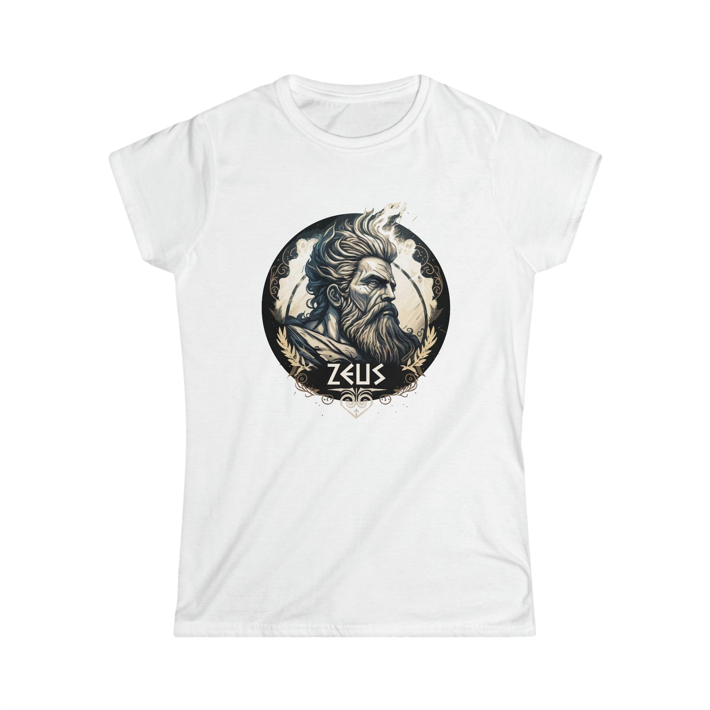 CrazyYetiClothing, CYC, Zeus (Women's Softstyle Tee), T-Shirt